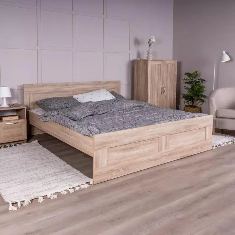 СИРИУС кровать двойная 180*200, сонома